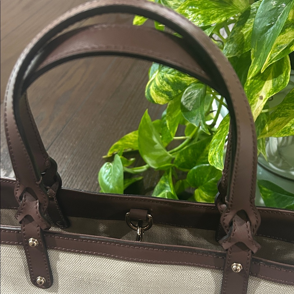 Gucci Craft Canvas & Leather Tote Bag - Picture 4 of 12